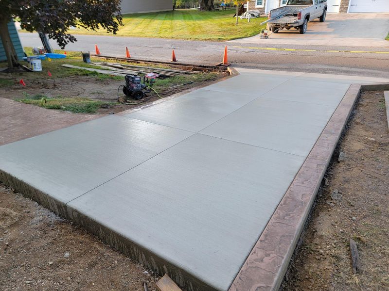 Stamped Concrete Installation