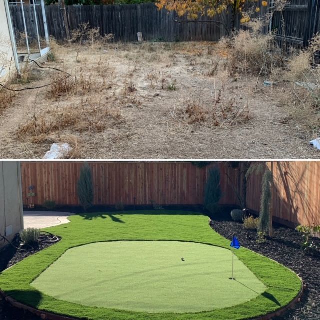 Landscape Lighting and Artificial Turf