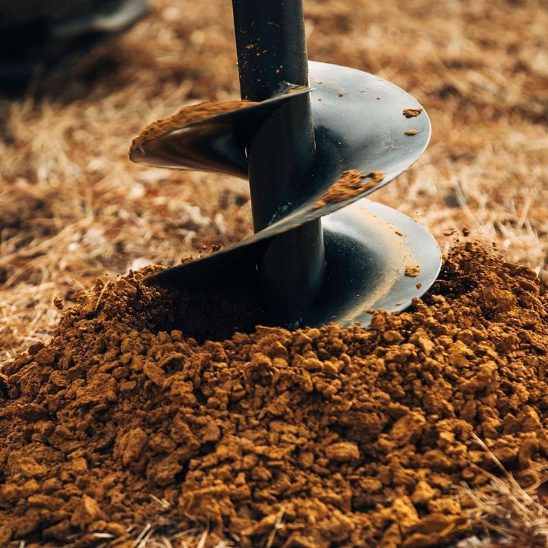 Post Hole Drilling for Fencing and Pilings