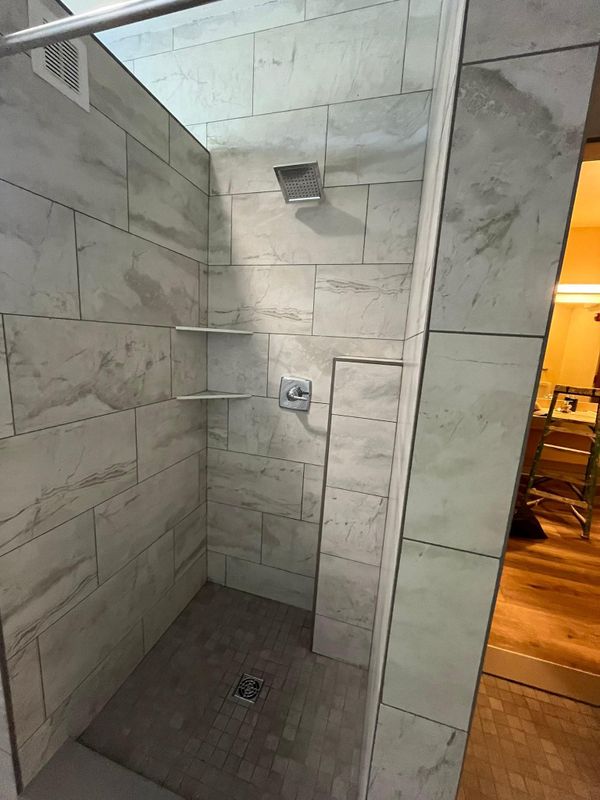 Tile installation