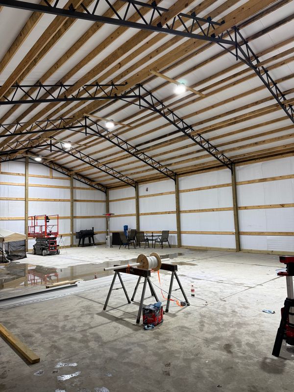 Enclosed Pole Barn