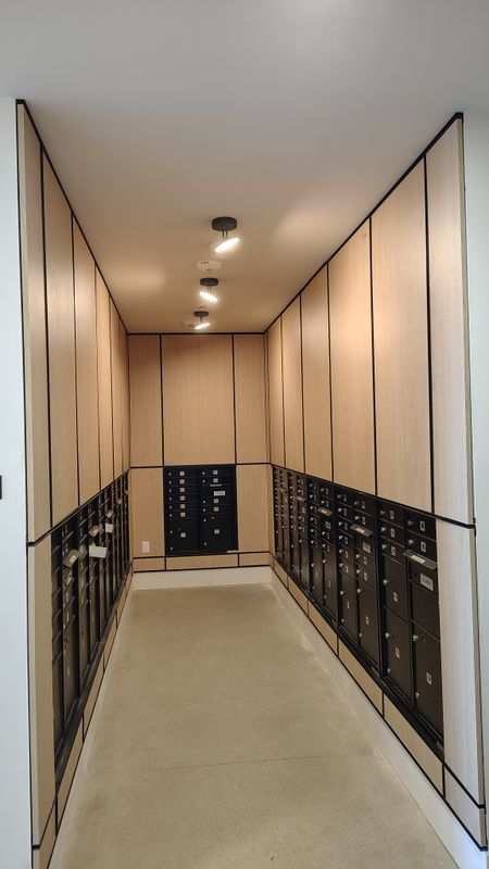 Hardwood wall features