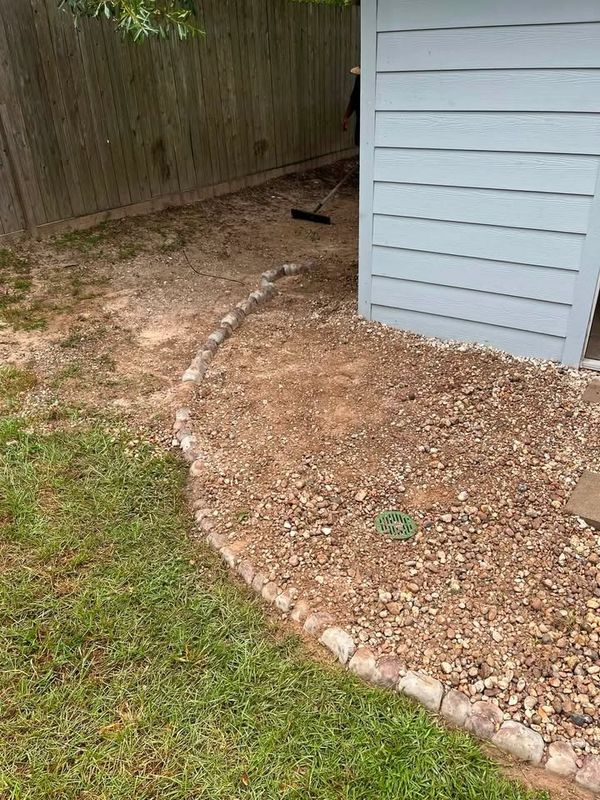French Drainage Install