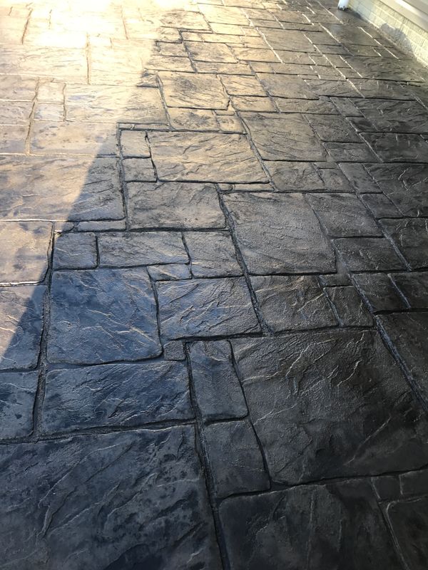 Stamped Concrete Installation