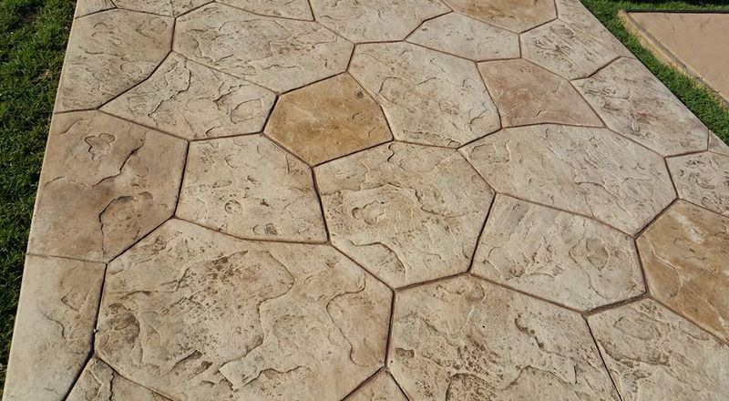 Stamped Concrete Installation