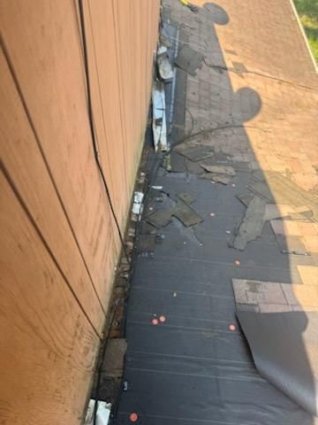 Carbondale Roof Leak repair and Drywall installation