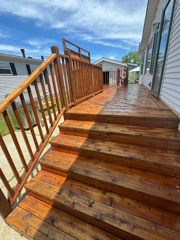 Deck Staining and Sealing