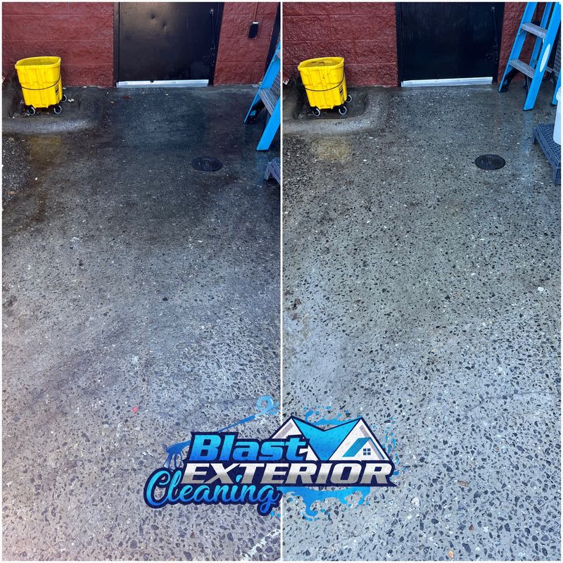 Dumpster Pad Cleaning