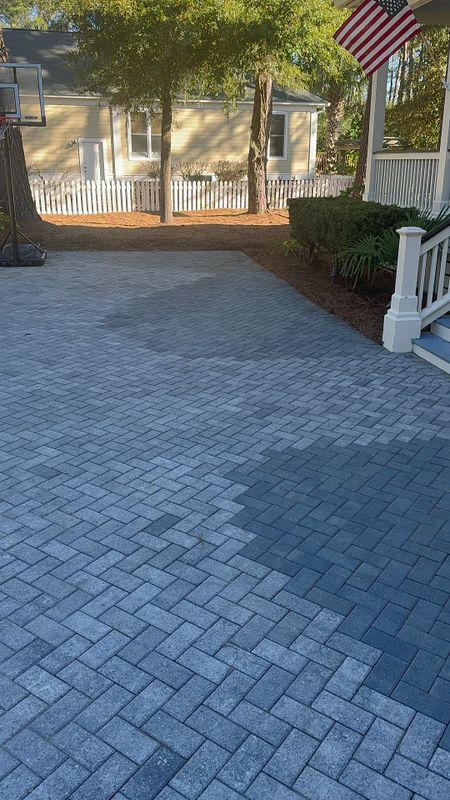 Driveway and Sidewalk Cleaning