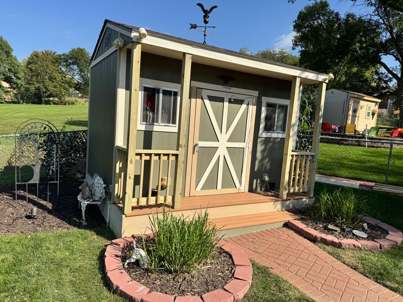 Shed Repair Done Right - Rotted Wood Out, Composite In
