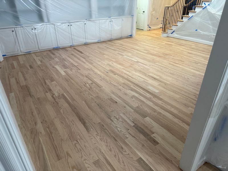 Solid hardwood installation