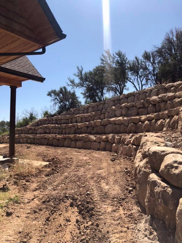 Rock and Block Retaining Walls
