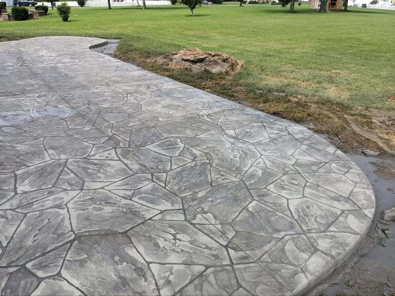 Stamped Concrete Installation