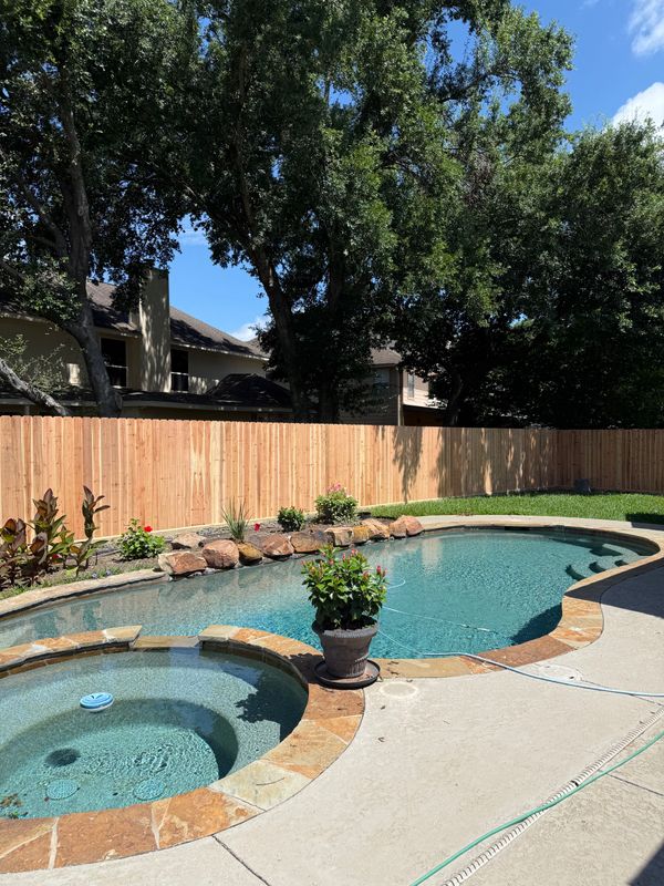Residential Wooden Privacy Fencing