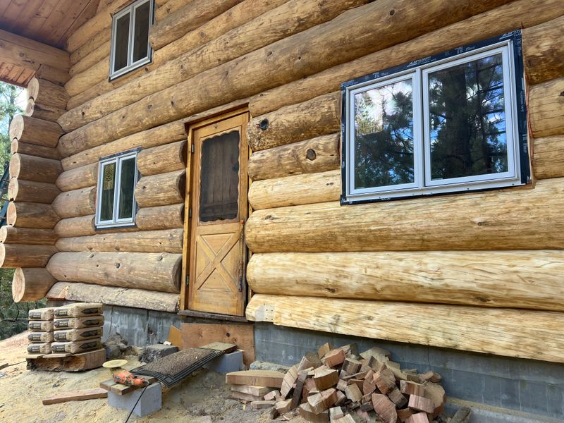 Log Home Restoration in Montana