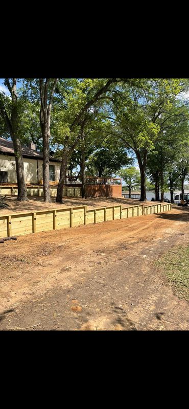 Lake Retaining walls