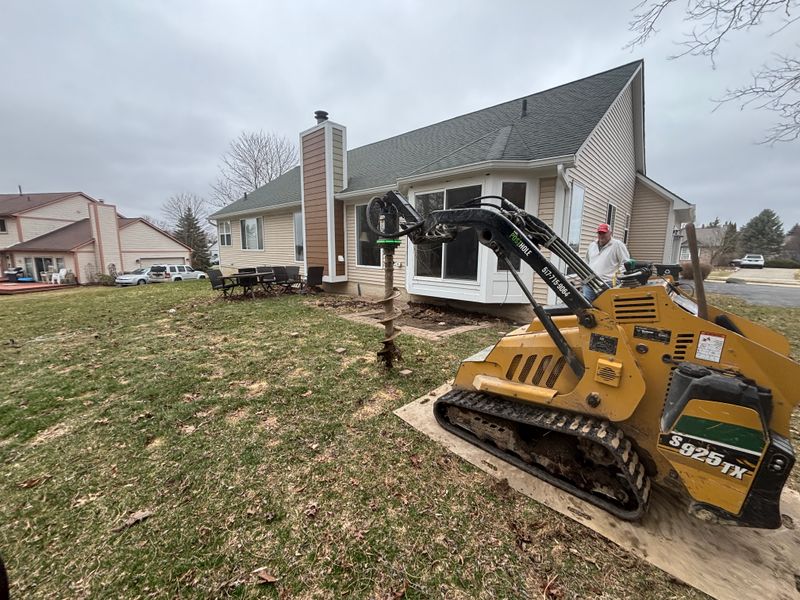 Accurate postholes in Orion Township