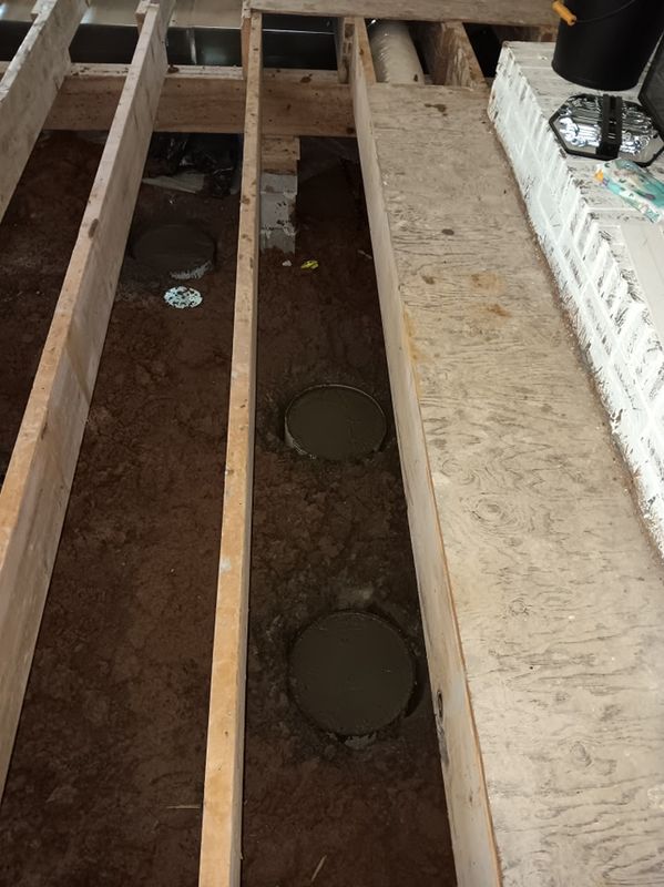 Subfloor repair and Beam Shoring