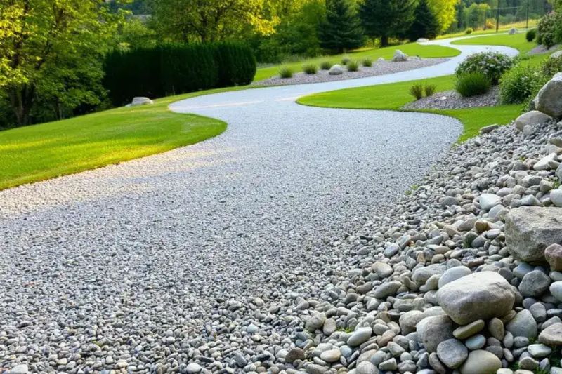 Gravel driveways & roadways