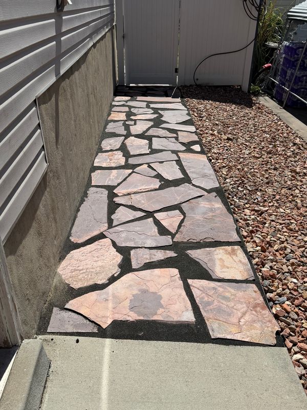 Natural Flagstone Walkways and Patio That Actually Last
