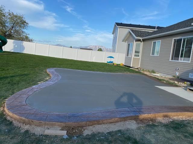 Back Patio/Stamped Color