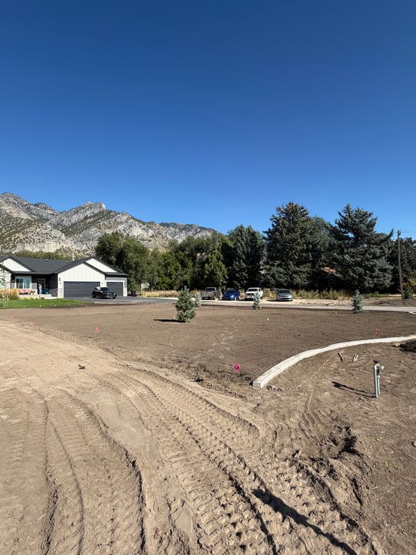 8-Zone Sprinkler System and Final Grade Ready for Seed