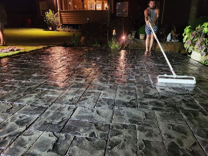 STAMPED CONCRETE