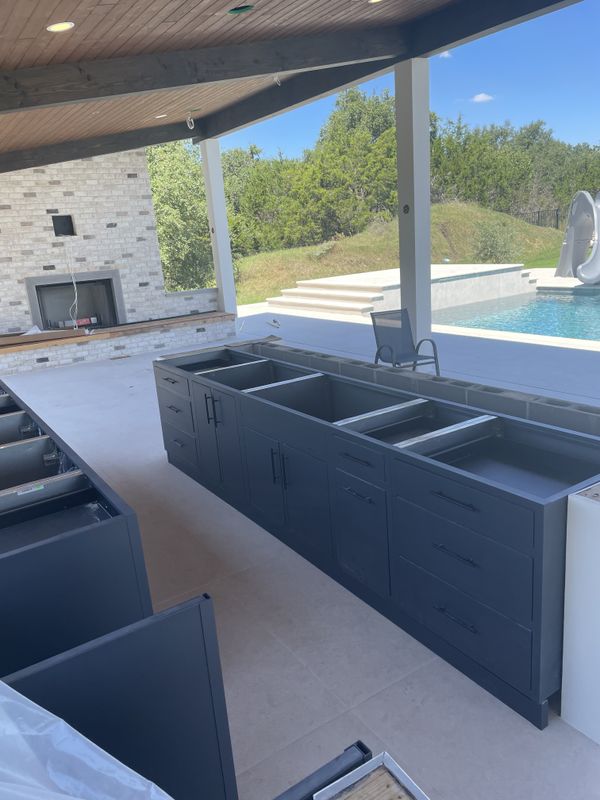 Outdoor Kitchen Construction