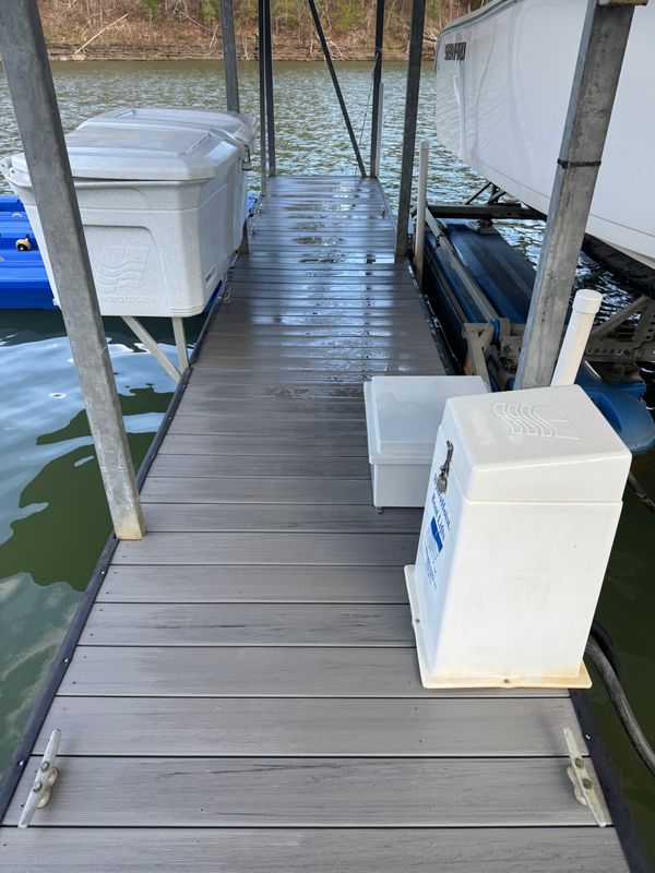 Lake Dock Pressure Washing