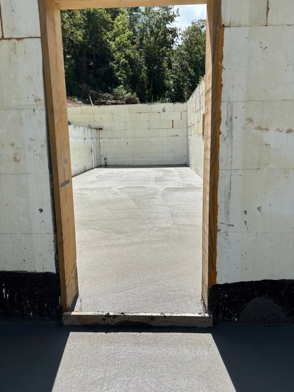 Aluminum formed walls