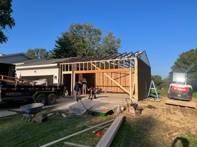 Enhancing Spaces: Custom Garage Expansion by Priddy Amazing Builders