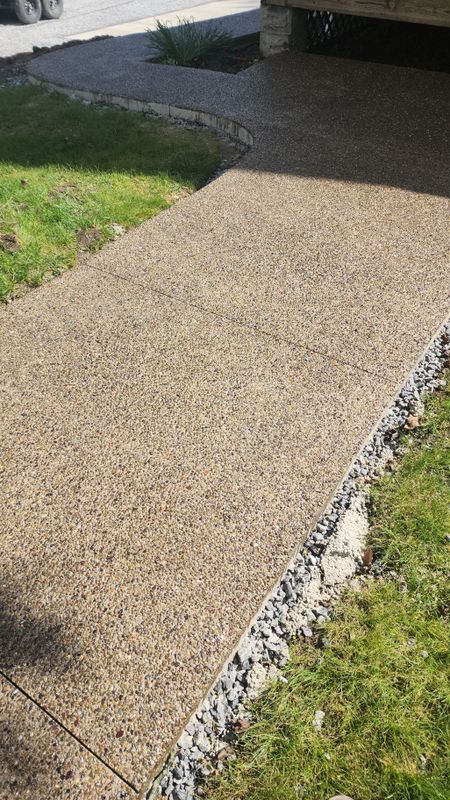 Stamped Concrete Installation
