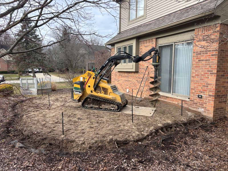 Large Diameter Postholes in Canton, MI