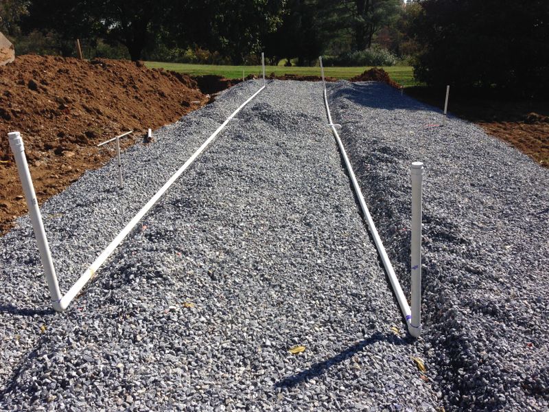 Conventional Drain Field Installation