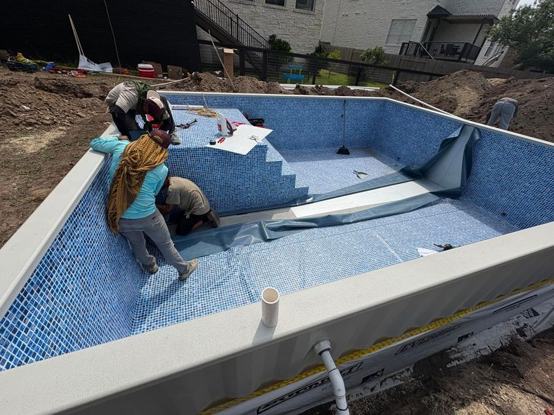 Container Pool Installation