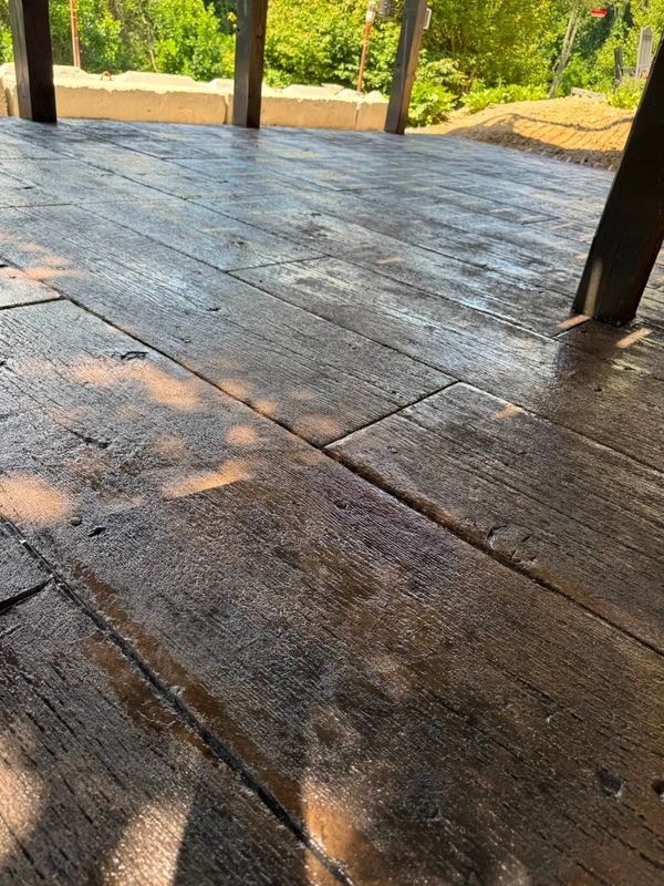 Stamped Concrete Installation
