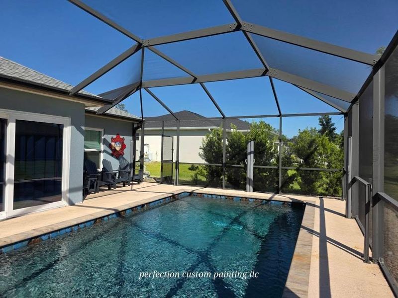 Pool deck painting