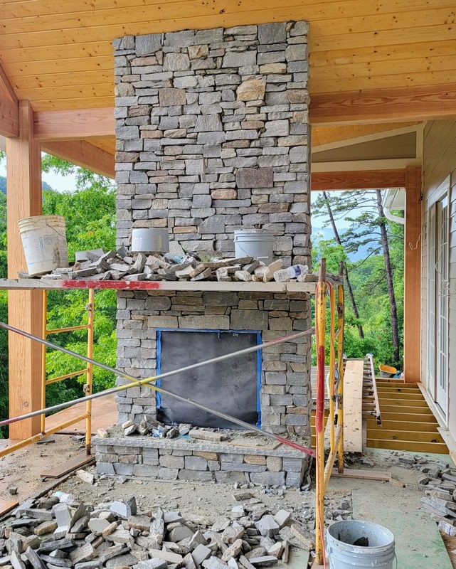 Stone work and walk ways