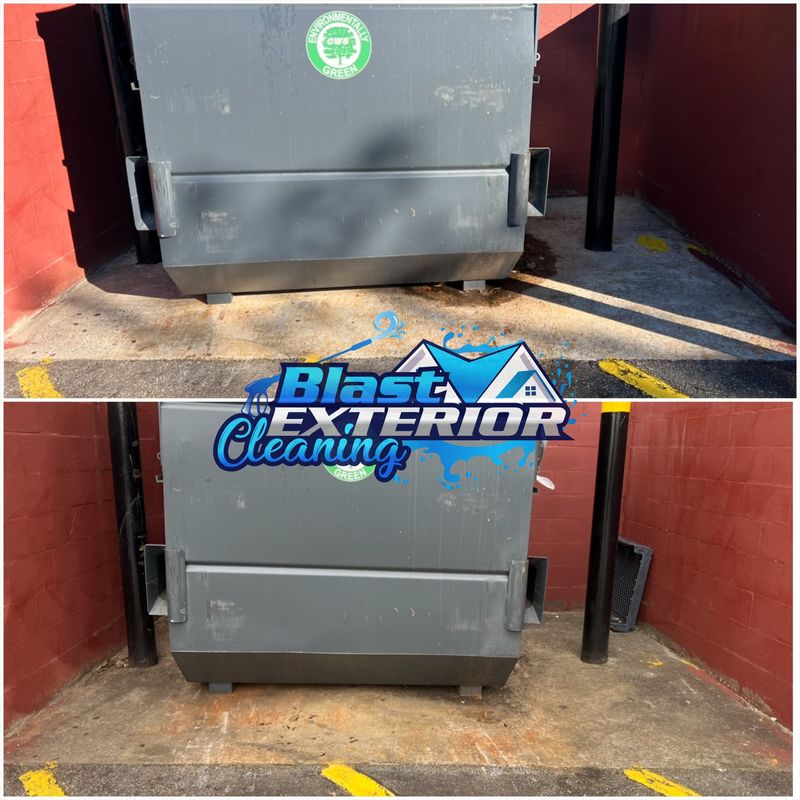 Dumpster Pad Cleaning