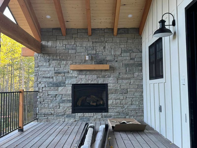 Custom Interior Stone Fireplaces
