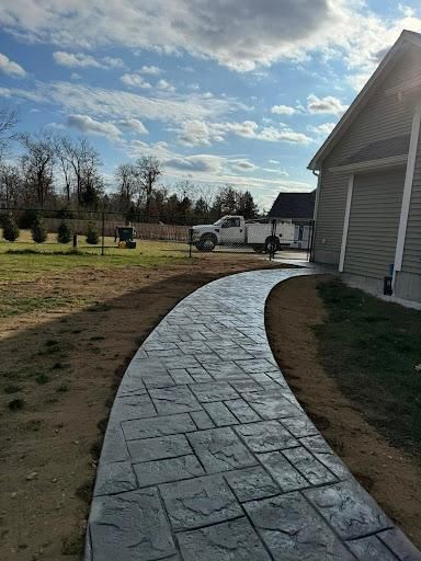 Stamped Concrete Installation