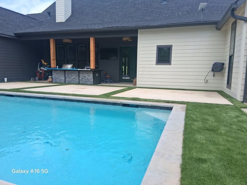 Residential Artificial Turf Installation
