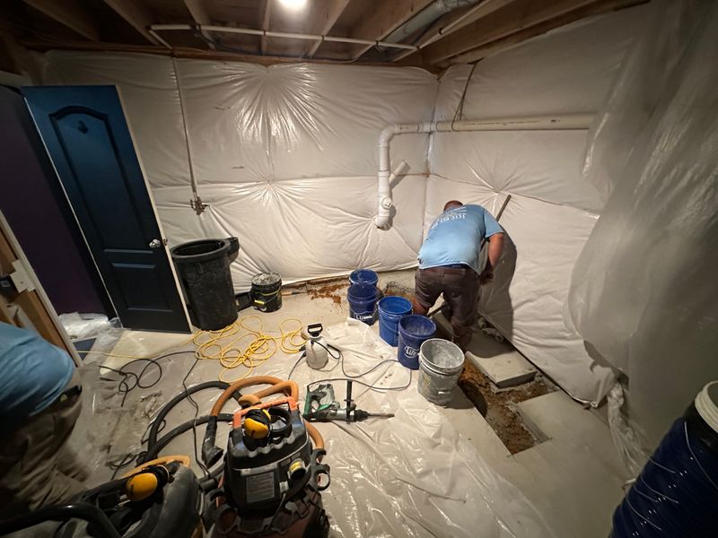Edgar basement bathroom