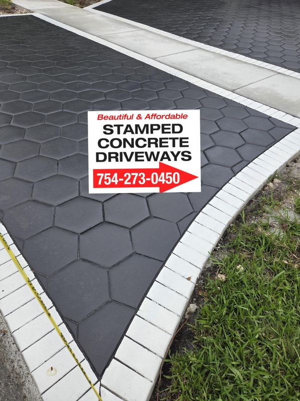 Stamped Concrete Installation
