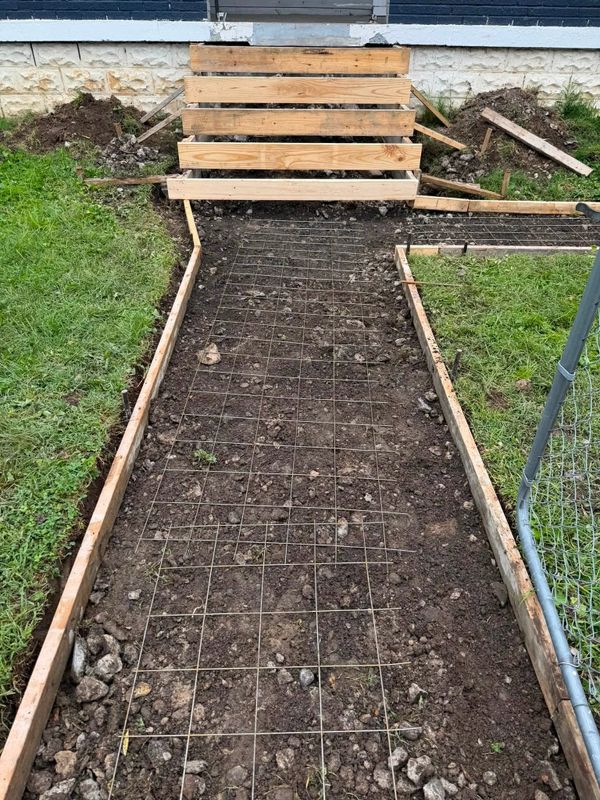 Concrete Step Installation