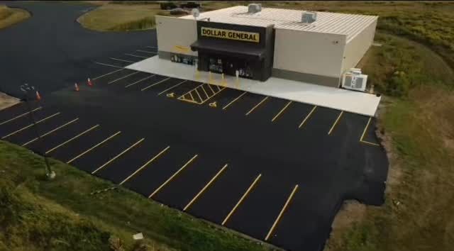 New Parking Lot Striping