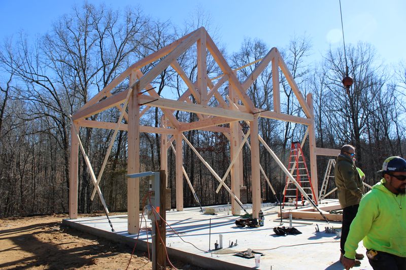 Mountain Style Timber Frame