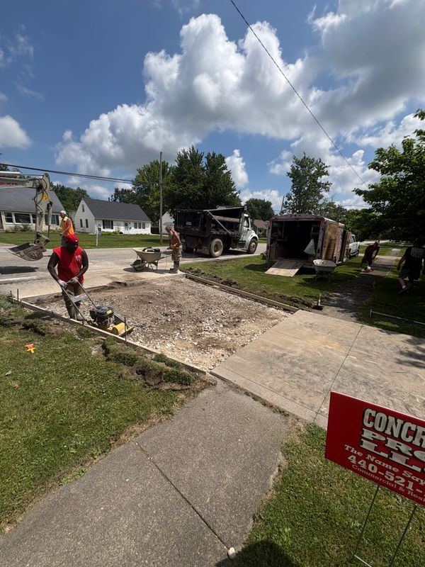 Driveway tear out and replacement