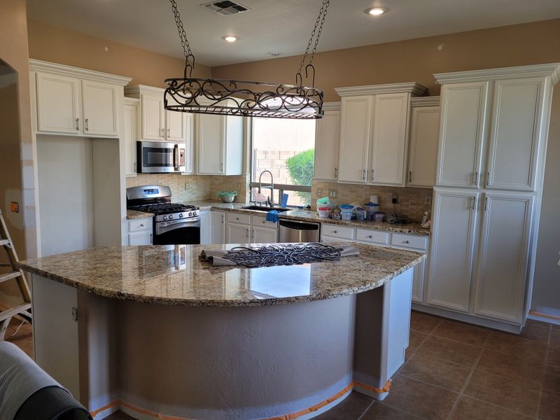 Kitchen Cabinet Repainting
