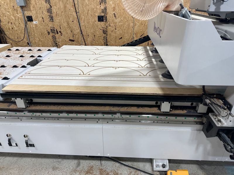 CNC cutting service for Cabinet parts and 1 pc Cabinet doors